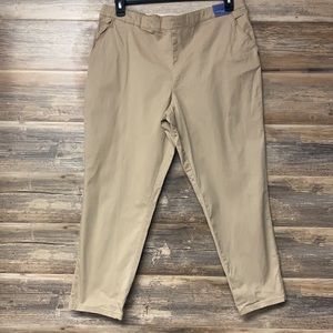 Laura Scott Petite Twill Pull on Pant NWT